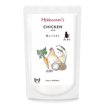 ヘルマン　キャット チキン・ディッシュ 80g